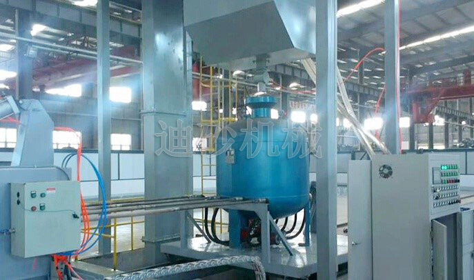 鋼管內(nèi)壁噴砂機(jī)成功案例：法國圣戈班