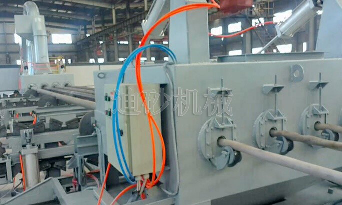 鋼管內(nèi)壁噴砂機(jī)成功案例：法國圣戈班