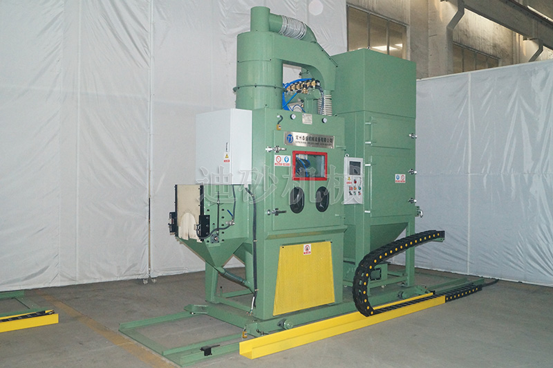 石油管端螺紋自動(dòng)噴砂機(jī)成功案例：寶鋼