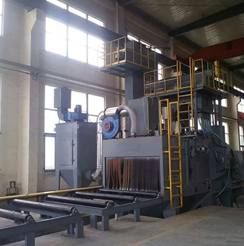 板材、結構件輥道通過式拋丸清理機